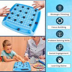 Magnetic Battle Chess Game with 20 Steel Balls - Strategy Board Game for Family